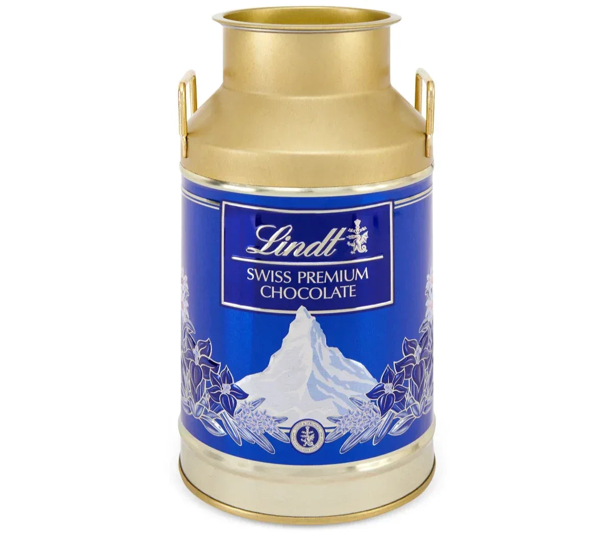 Lindt Milchkanne 350g Napolitains Milch & Milch-Nuss Geschenkdose - Schokobote.de