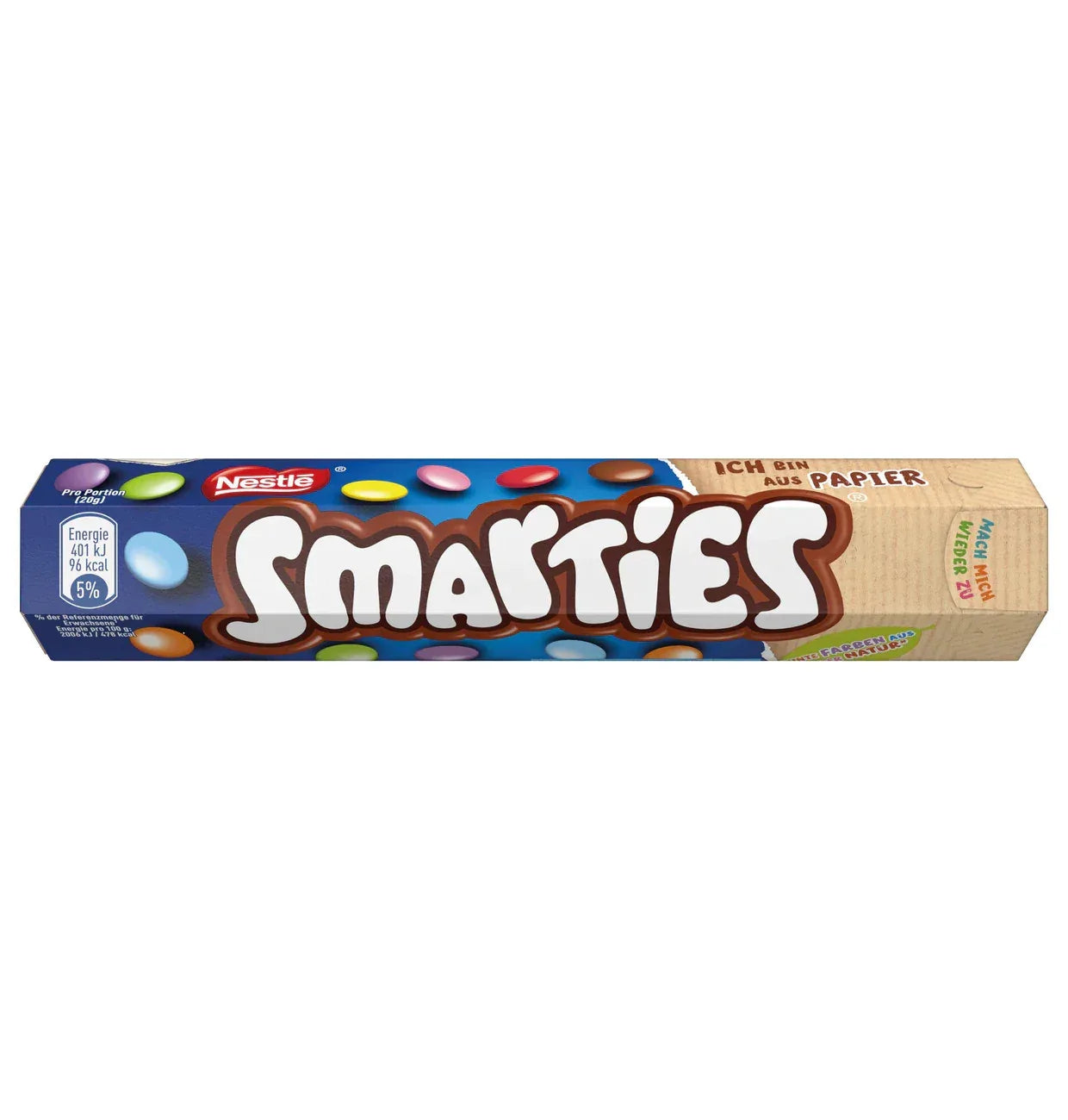 Smarties Riesenrolle Schokolinsen Milchschokolade 130g - Schokobote.de