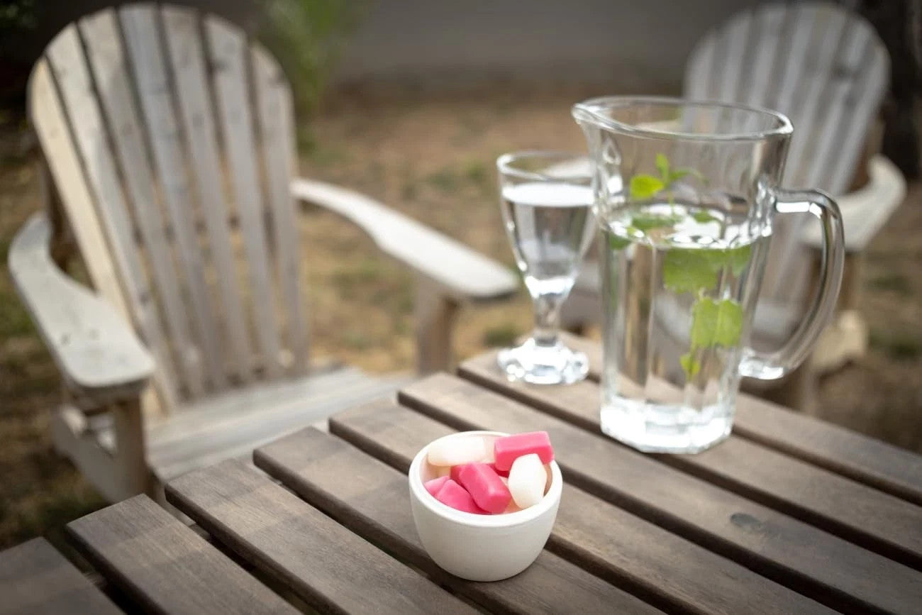 Lühders Pfefferminzbruch Pfefferminz rosa weiß 500 g