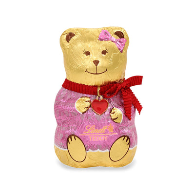 Lindt TEDDY Pullover, Rot oder Rosa, 100g