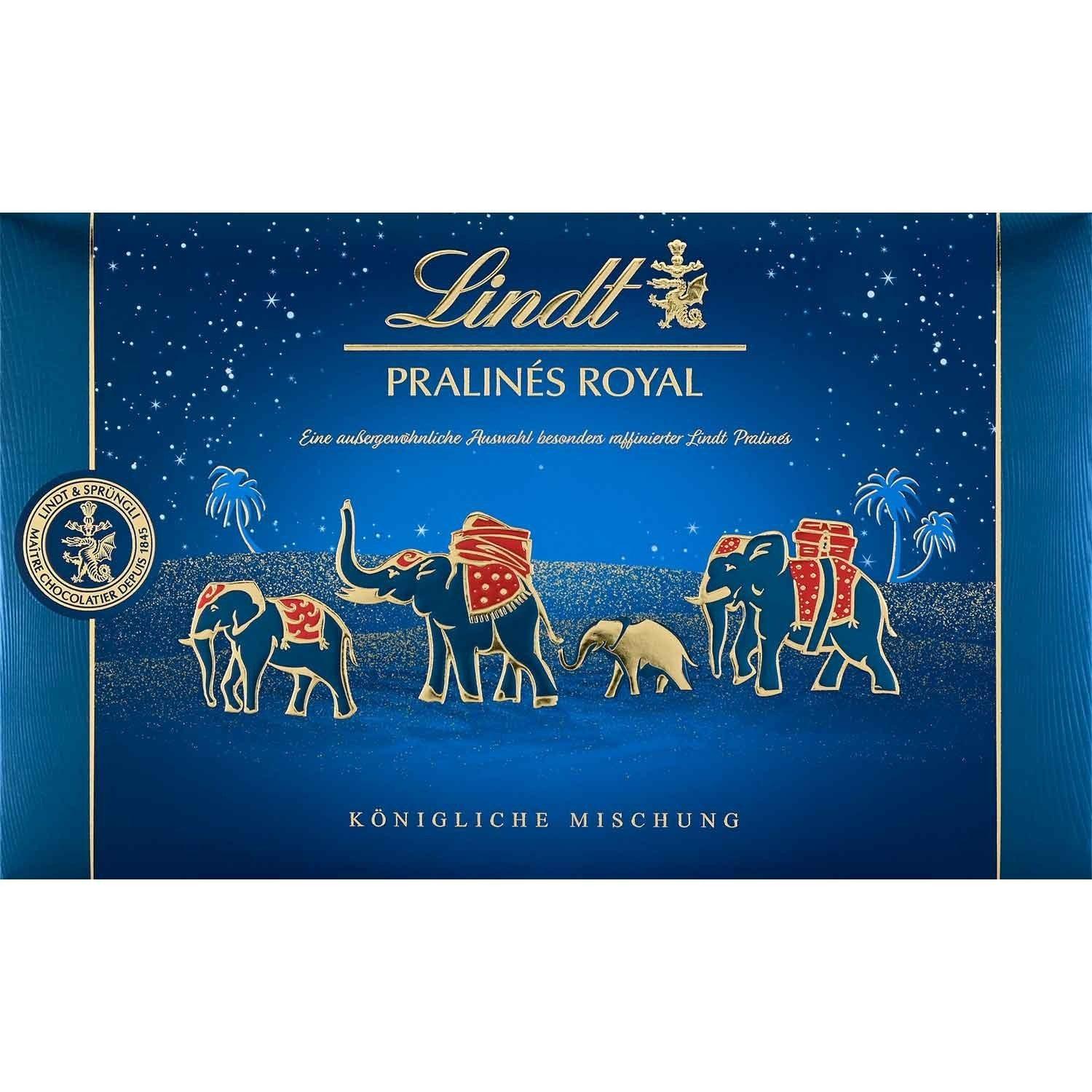 Lindt Pralinés Royal Pralinenmischung 250g Packung - Schokobote.de