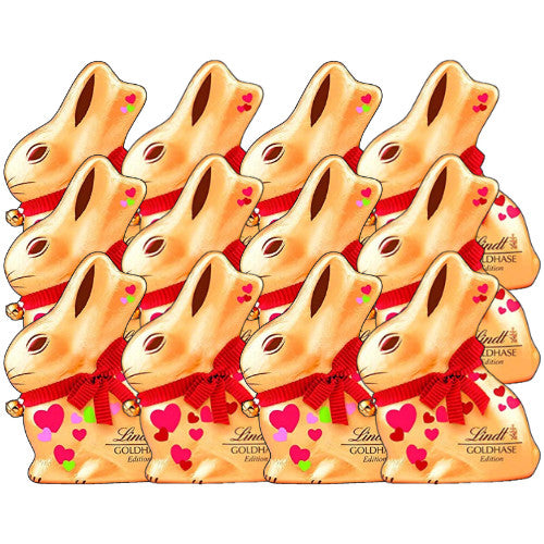 Lindt Goldhase Vollmilch Herzen Edition 12x200g 2400g