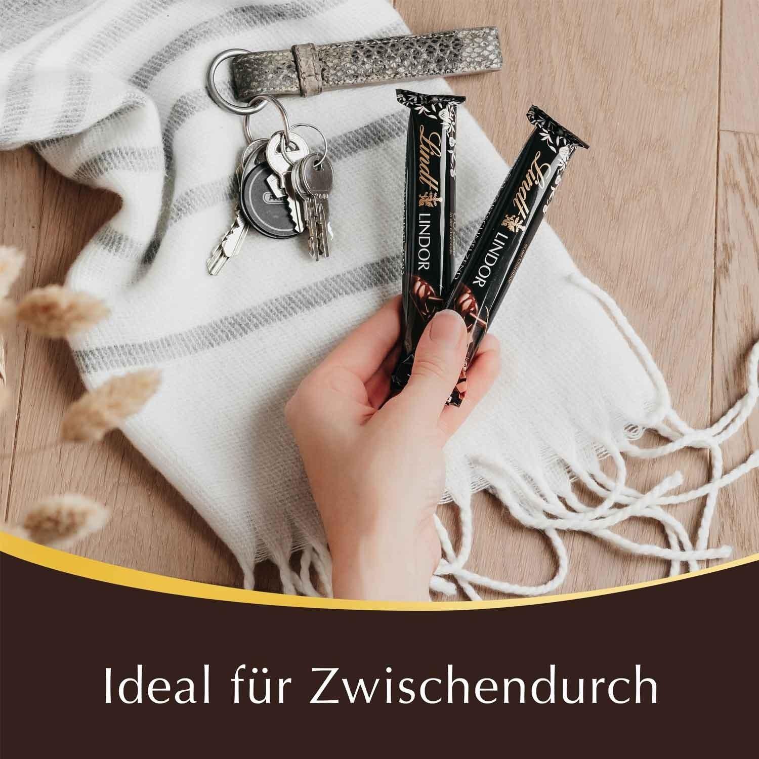 Lindt Lindor 60% Cacao Feinherb Schokoladenstick 24x 37g - Schokobote.de