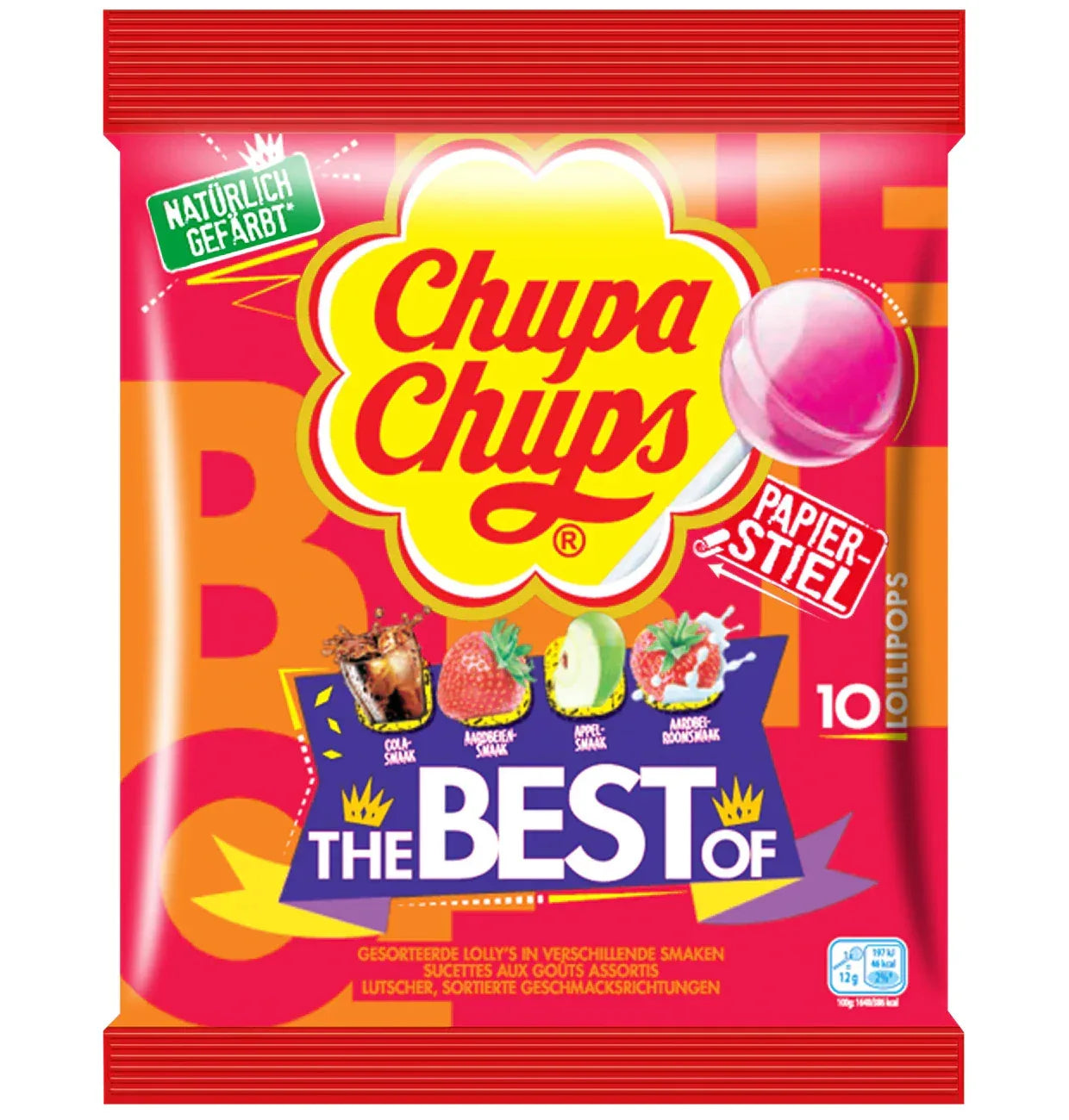 Chupa Chups The Best Of Lollipops 10er 120g - Schokobote.de