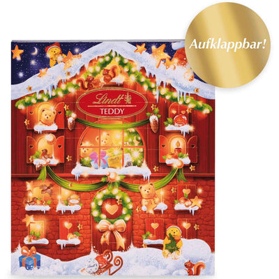 Lindt Adventskalender kleiner Teddy versüßen die Wartezeit 128g