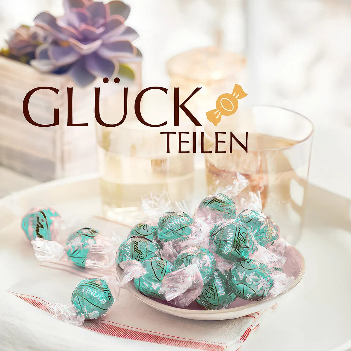 Lindt LINDOR Kugeln Cocos Milchschokolade Kokos 1000 g