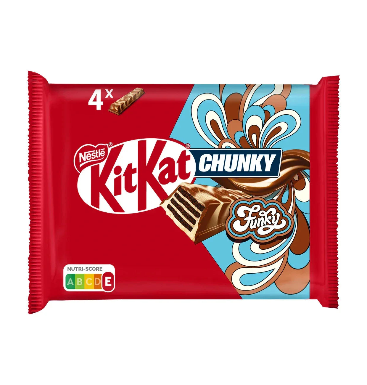 KitKat Chunky Funky Knusperwaffel Milchschokolade 4x40g - Schokobote.de
