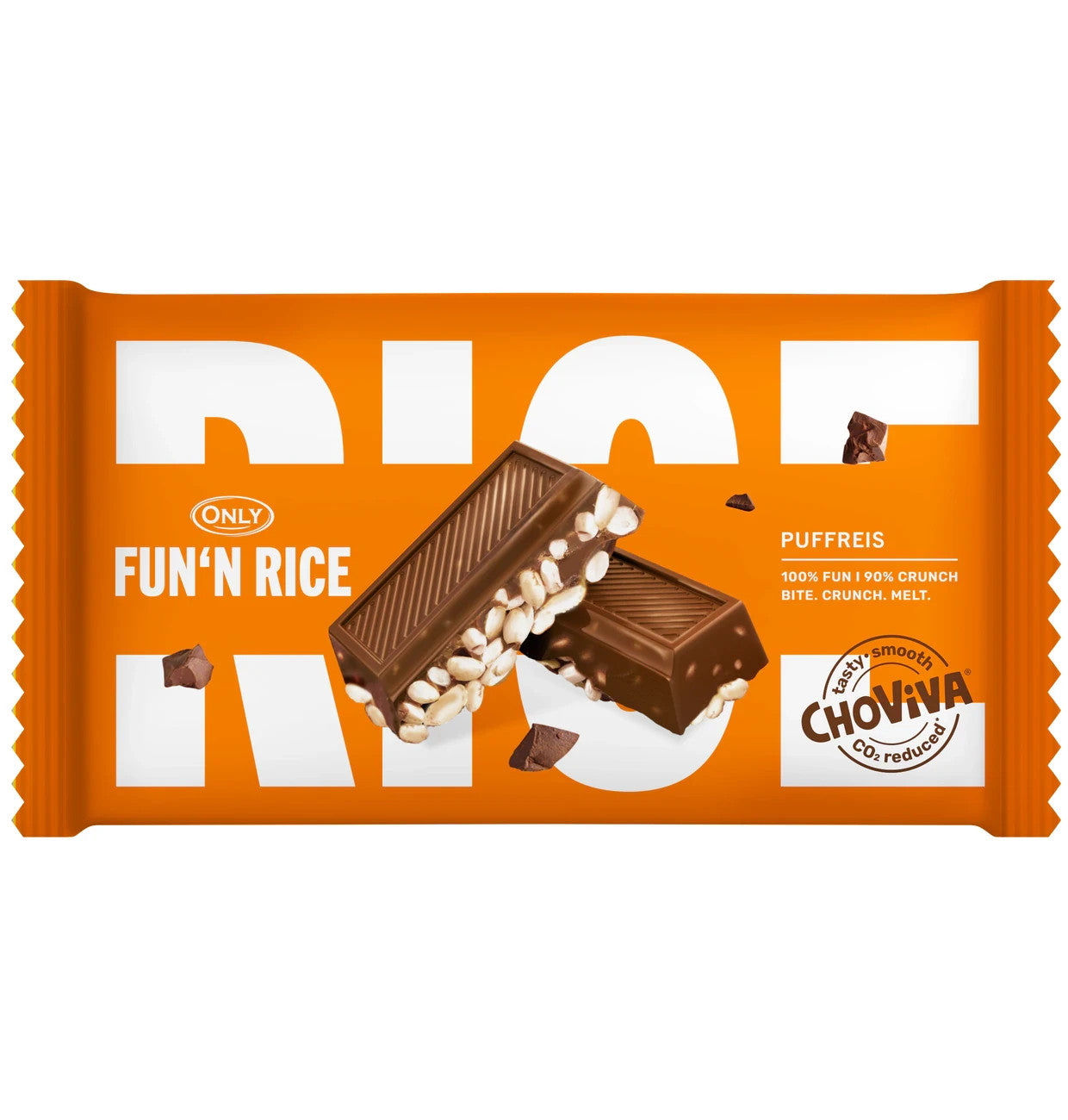 Only Puffreis ChoViva Schokoladenalternative Snack 100g