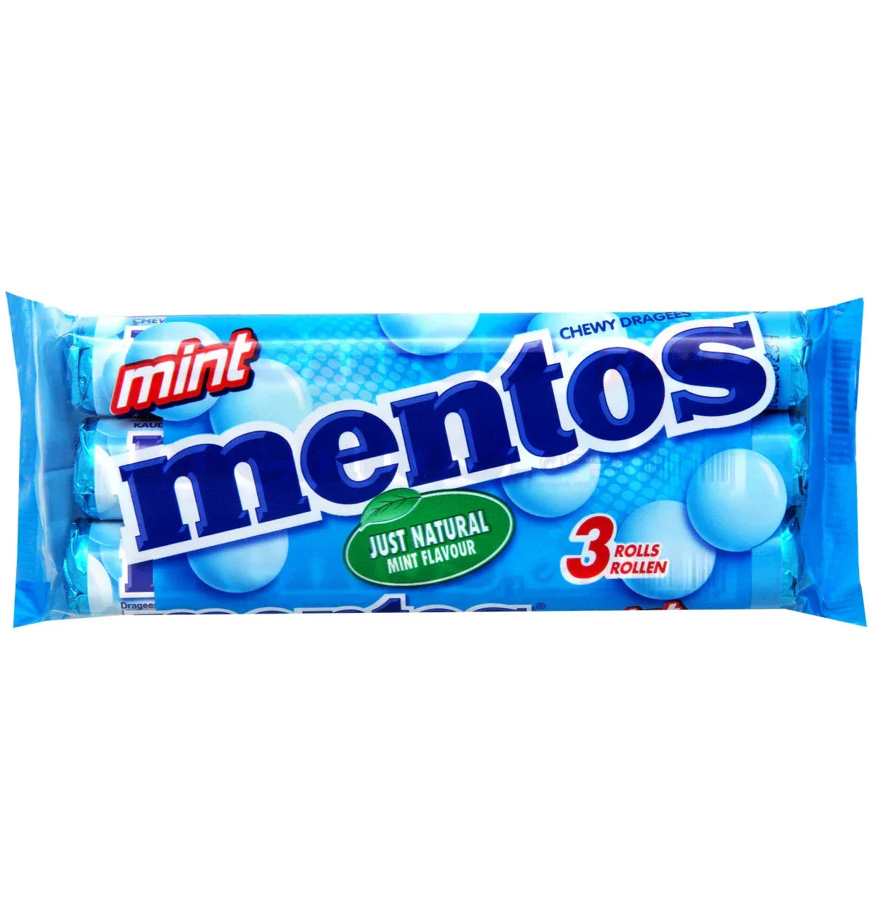 Mentos Minze Kaubonbon Dragees 3x38g - Schokobote.de