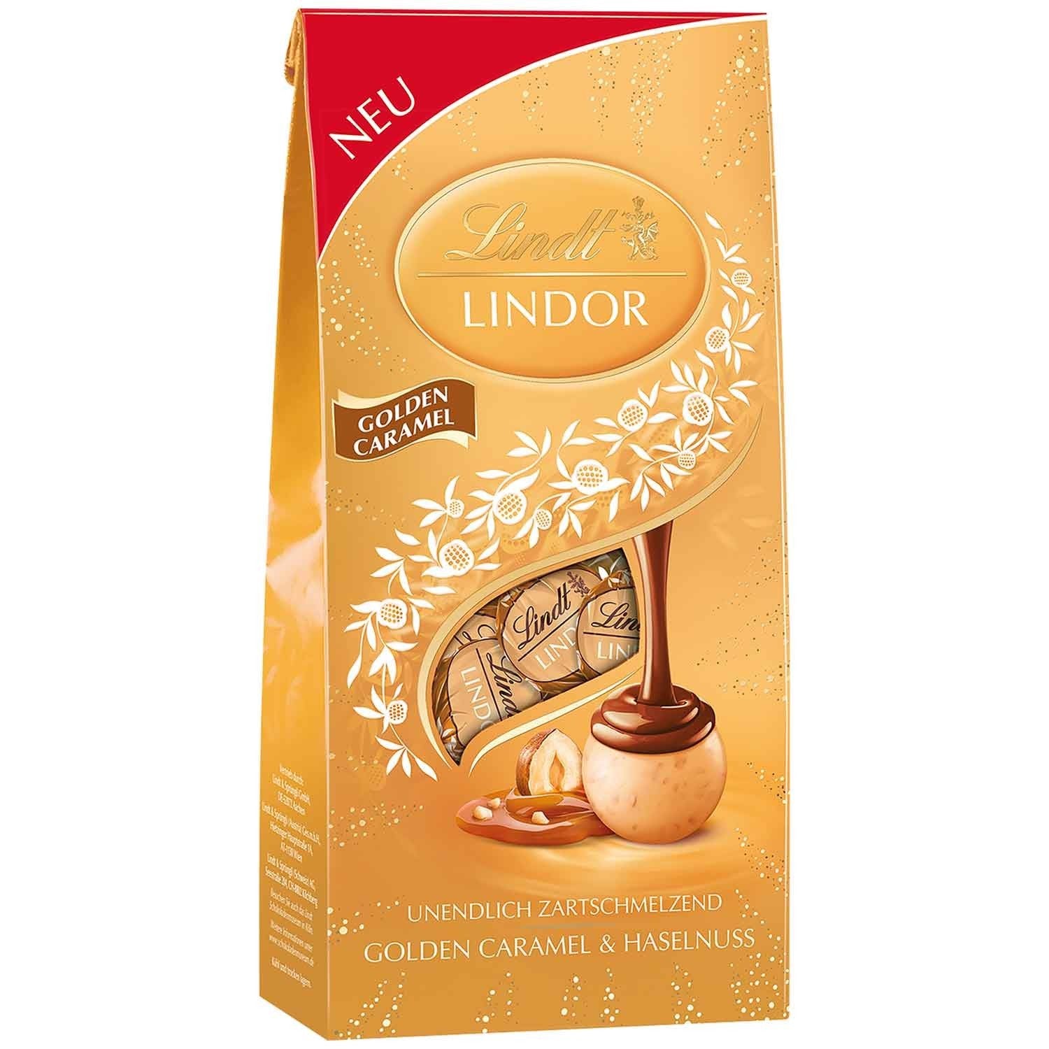Lindt Lindor Kugeln Golden Caramel 137g