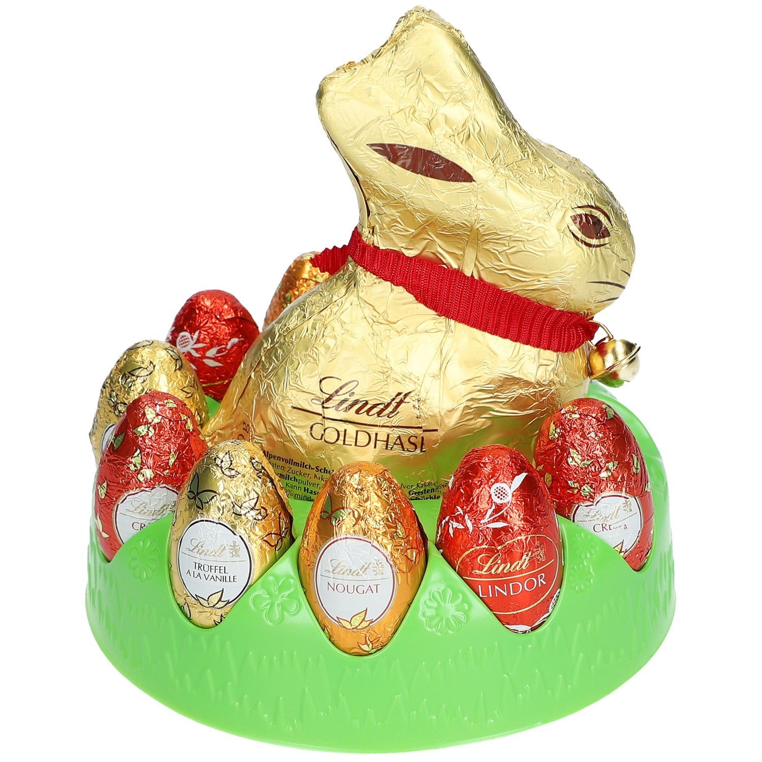 Lindt Hasen-Nest mit Spezialitäten-Eiern 280g