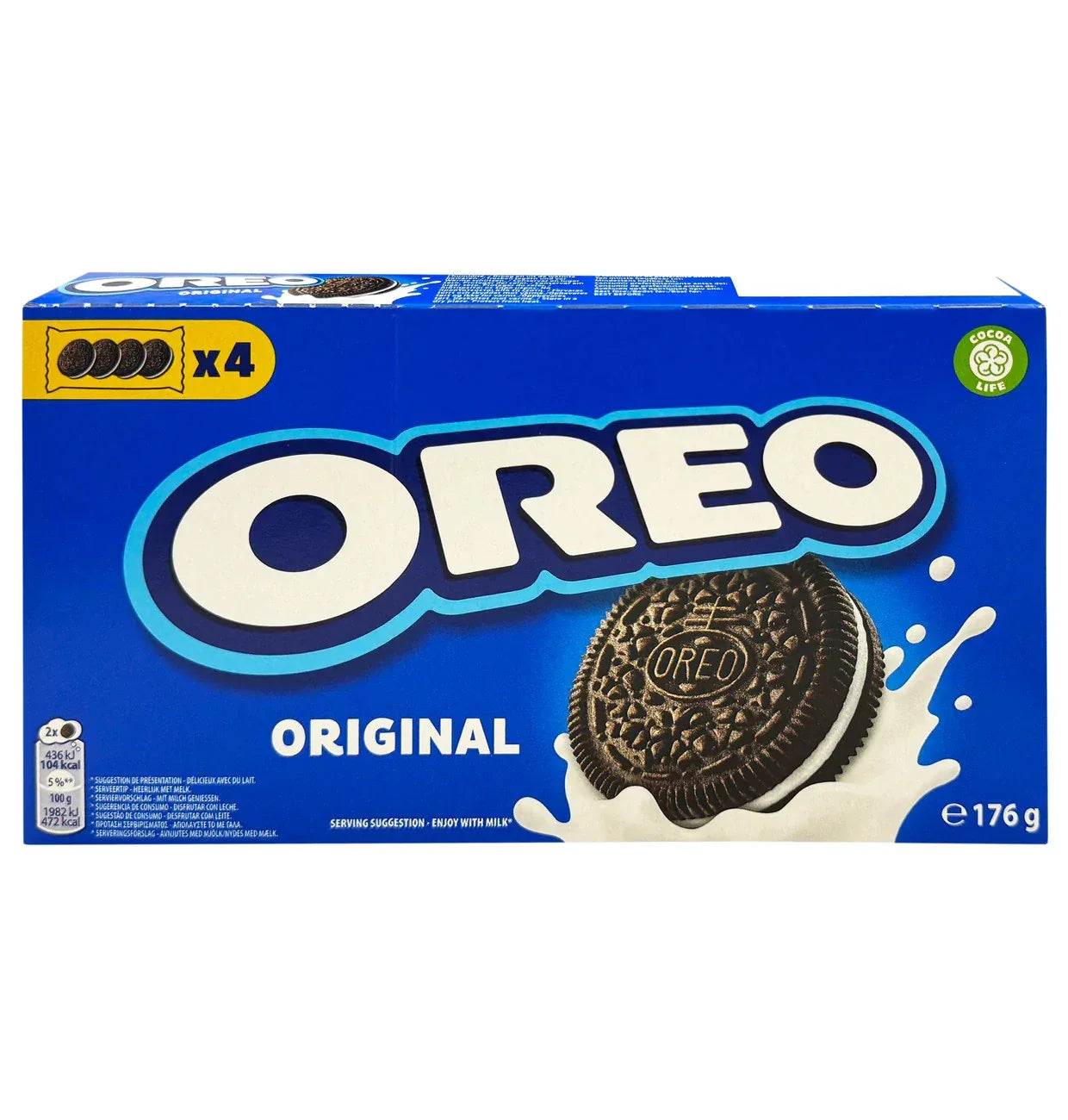 Oreo Original Kekse Kakaokekse mit Cremefüllung 176g - Schokobote.de