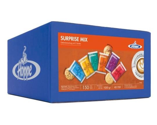 Hoppe Gebäck Surprise Mix Kekse Mandel Stracciatella Marmor 150 Stück 1050g HD709