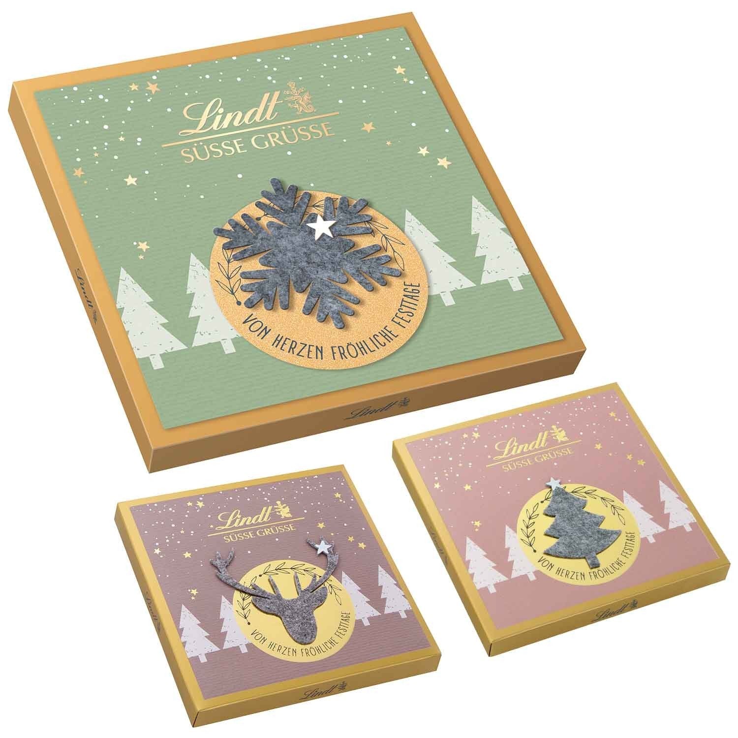 Lindt Filz Edition Weihnachten Pralinés 175g