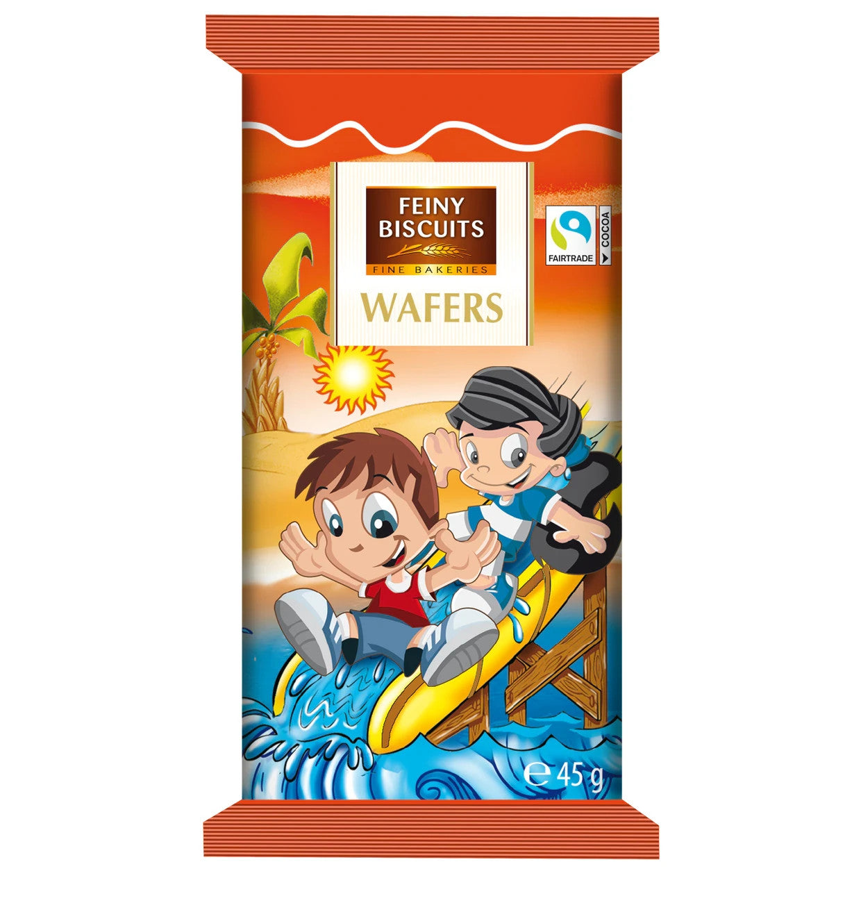 Feiny Biscuits Kinder Waffeln Kakaocreme 5x45g Kakao, 225g