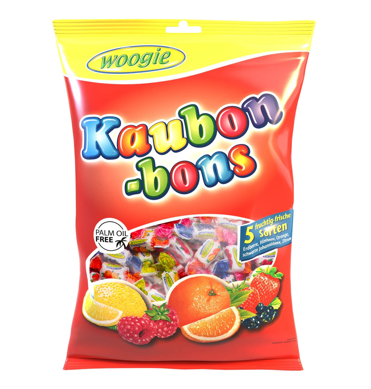 Woogie Kaubonbons Frucht Mix Kaubonbon Mischung 500g