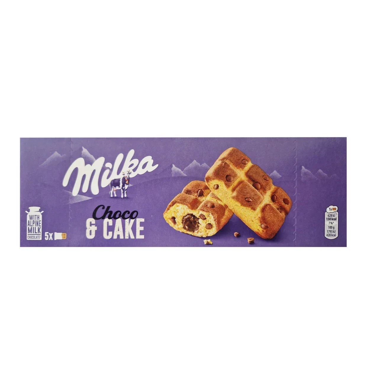 Milka Cake Choco Kuchen Alpenmilch 5x35g Schoko Füllung - Schokobote.de
