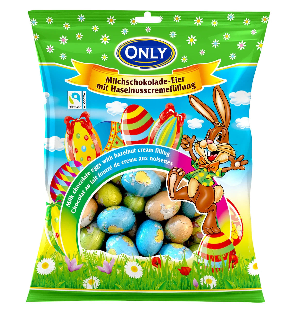 Only Milchschokolade Eier Haselnusscreme 400g Groß