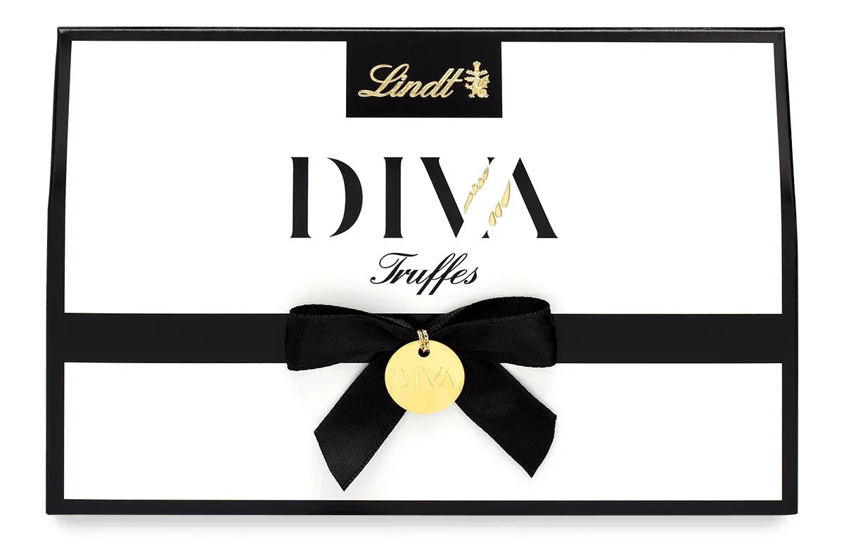 Lindt DIVA Pralinés Trüffel Clutch 114g Geschenkbox - Schokobote.de