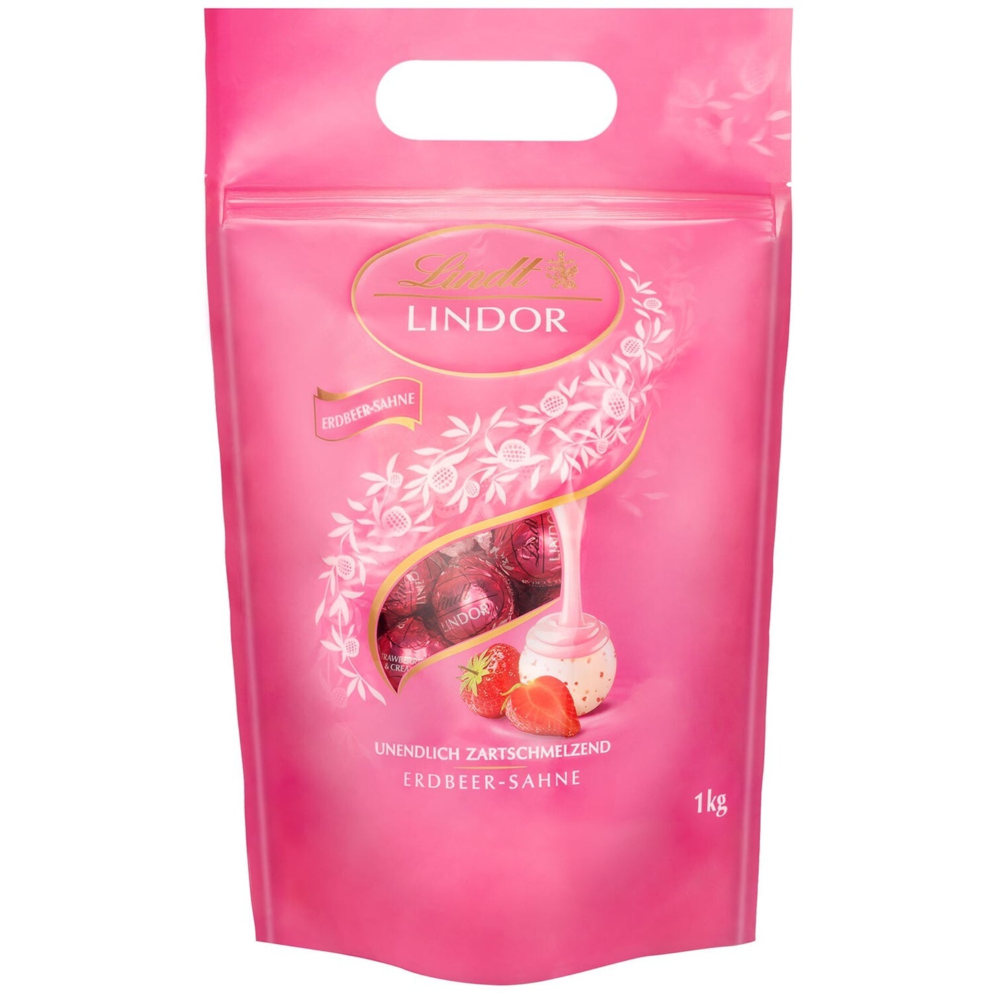 Lindt Lindor 1kg Kugeln 🌞 Sommer-Sorten | Cocos | Erdbeer | Stracciatella
