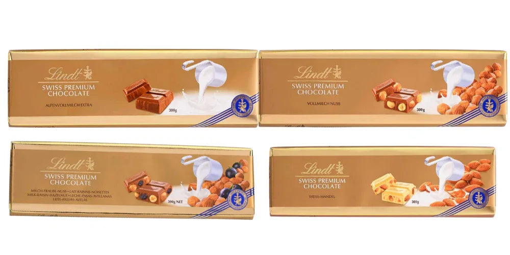 Lindt Schokolade Weiße Mandel Tafel 300g Weiße Schokolade mit gerösteten Mandeln - Schokobote.de