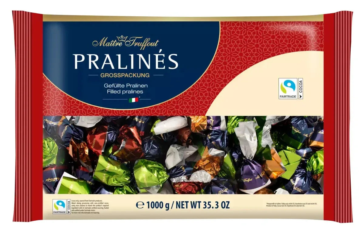 Maitre Truffout Pralinen Milchschokolade Mix 1000g - Schokobote.de