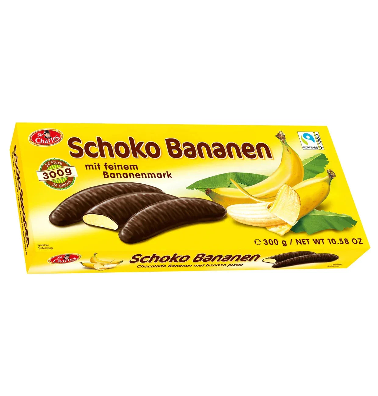 SirCharles Schokobananen Pianki Bananowe 300g - Schokobote.de