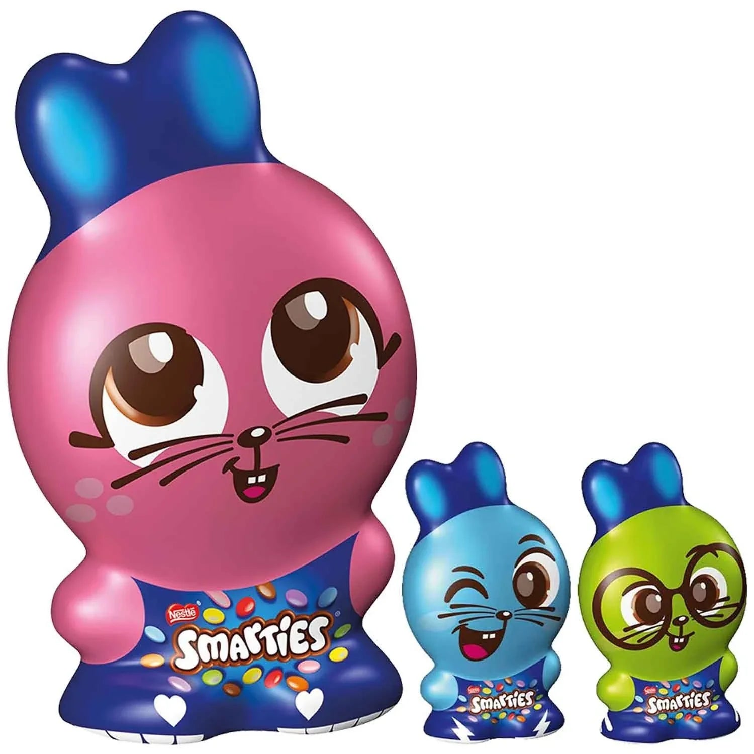 Smarties Osterhase Milchschokolade mit Schokolinsen 85g - Schokobote.de