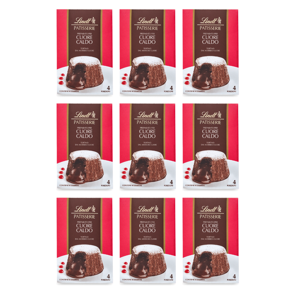 Lindt Kuchenmischung Lava Cake Patisserie Cuore Caldo 240g – 9 Stück – Packbild