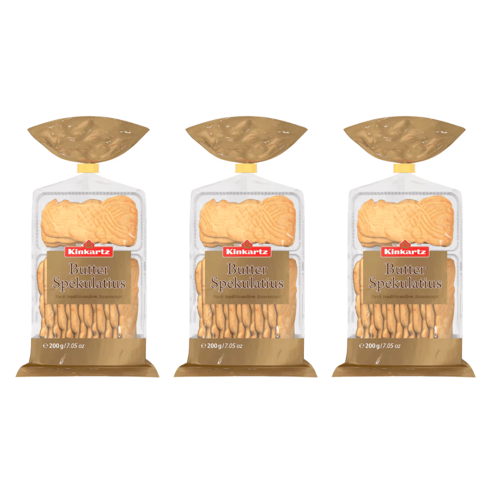 Kinkartz Butter Spekulatius 200g – 3 Stück – Packbild