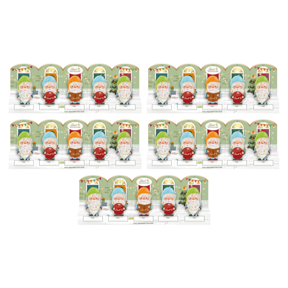 Lindt Wichtelzauber Mini-Wichtel 50 g – 5 × 50 g – Packbild
