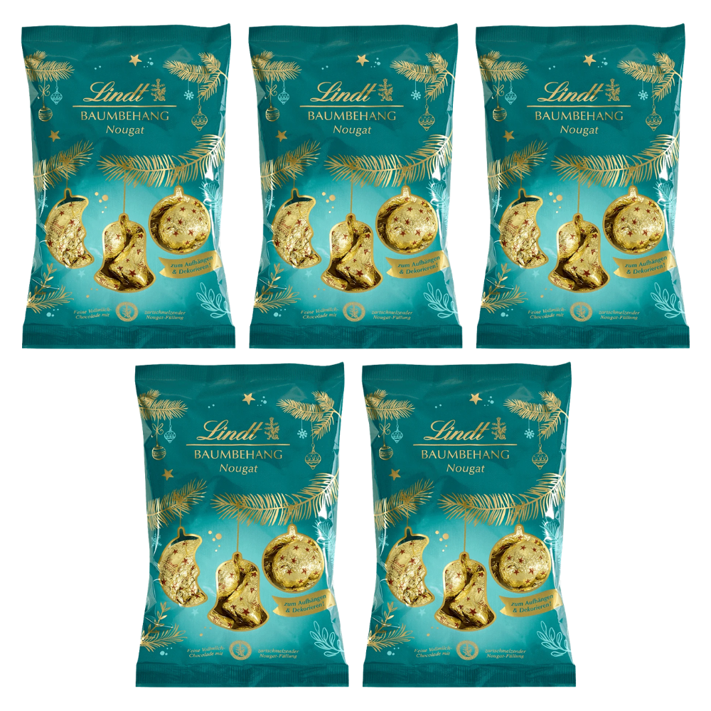 Lindt Baumbehang Nougat 200 g – 5 × 200 g – Packbild