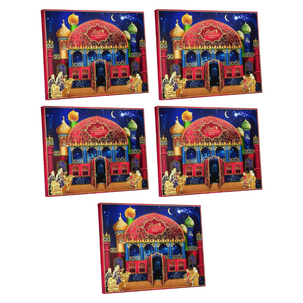 Lindt Adventskalender 1001 Weihnachtstraum 281 g – 5 × 281 g – Packbild