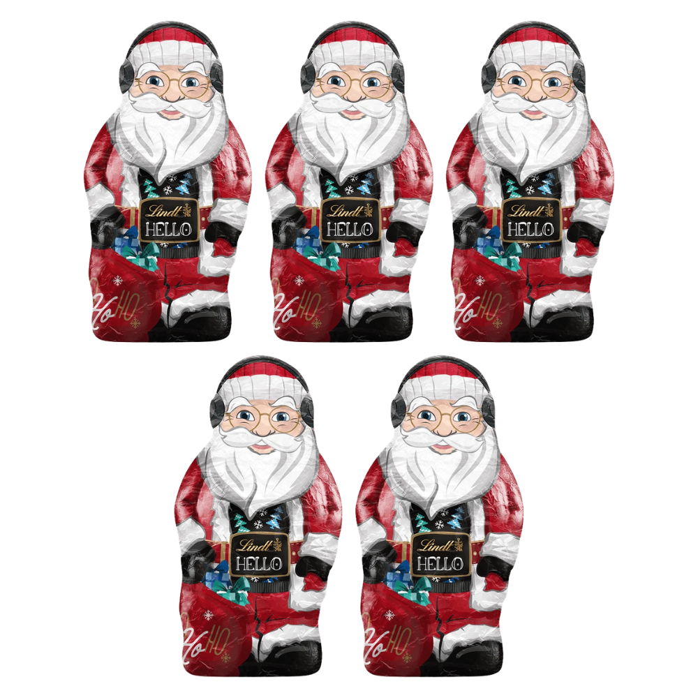 Lindt HELLO Xmas Santa 140 g – 5 × 140 g – Packbild