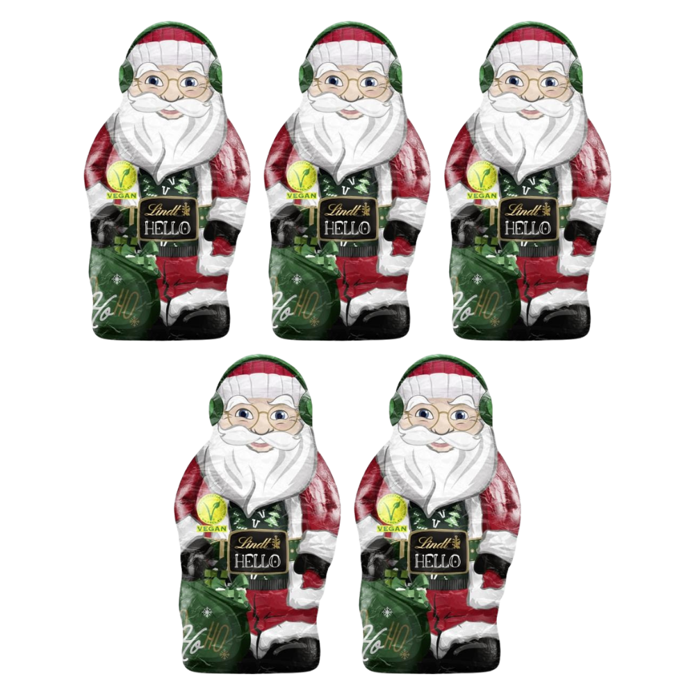 Lindt HELLO Santa Vegan 80 g – 5 × 80 g – Packbild