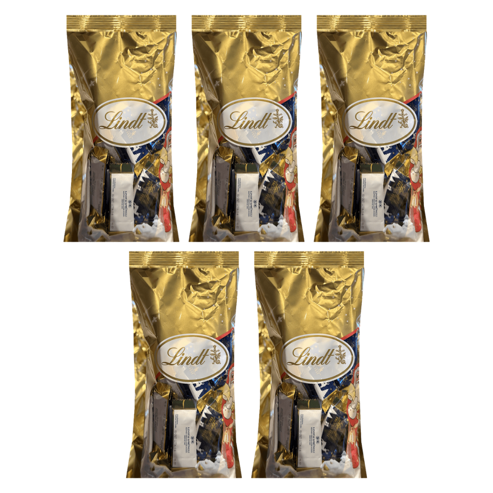 Lindt Weihnachtsbeutel Täfelchen 600 g – 5 × 600 g – Packbild