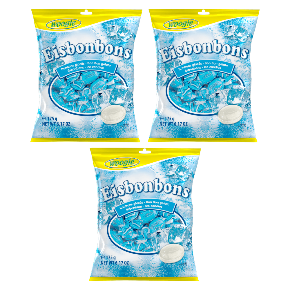 Woogie Eisbonbons 175g – 3er-Pack – Packbild