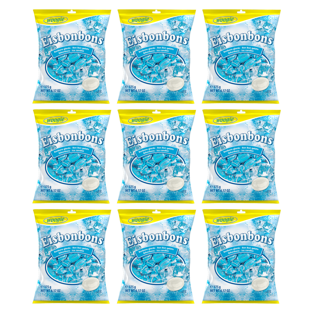 Woogie Eisbonbons 175g – 9er-Pack – Packbild