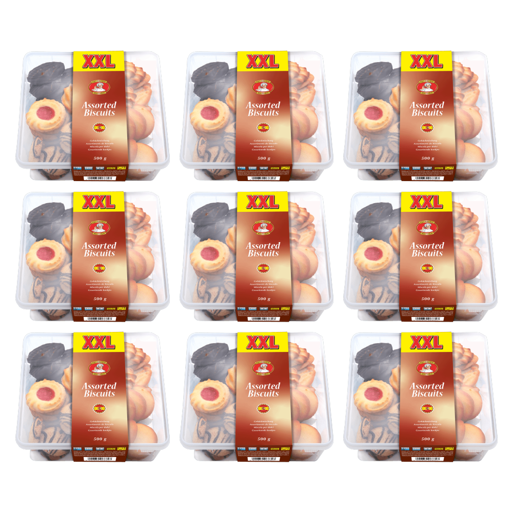 Pâtisserie Mathéo XXL Keksmischung 500 g – 9er-Pack – Packbild