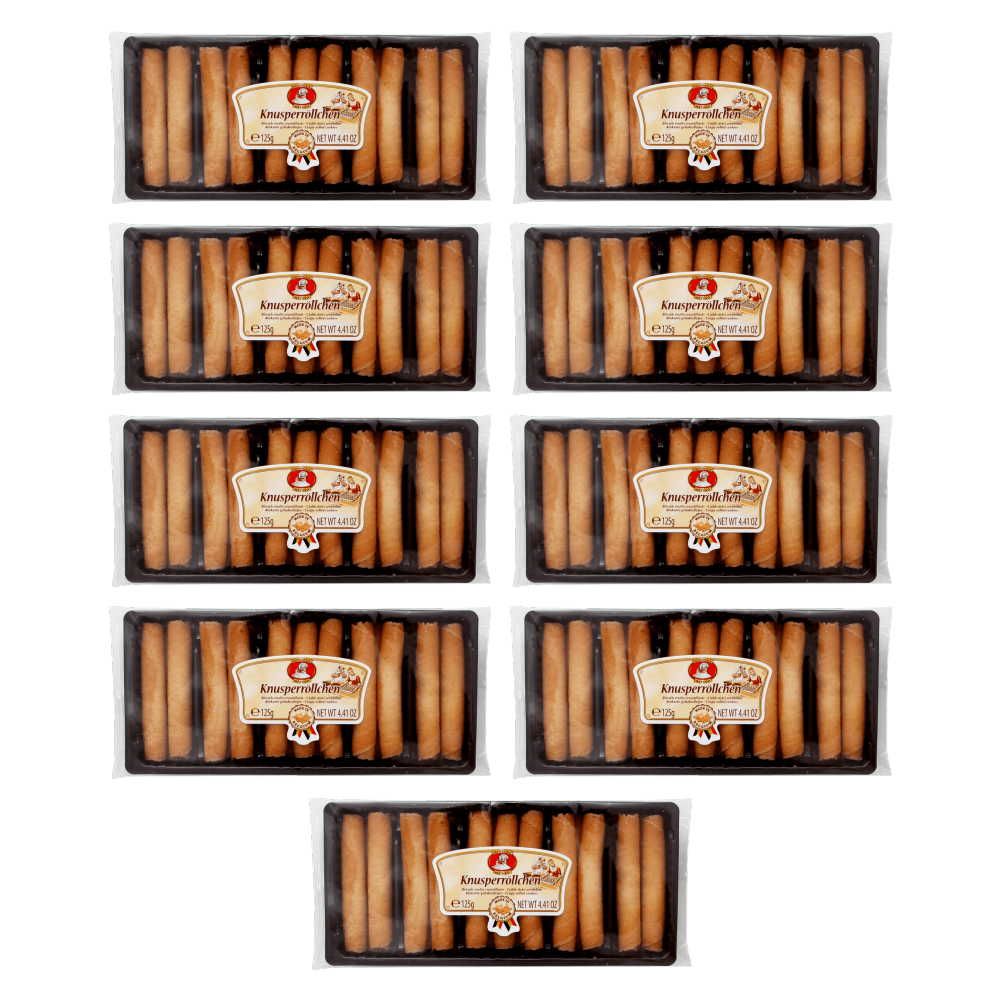 Pâtisserie Mathéo Knusperröllchen 125g – 9er-Pack – Packbild