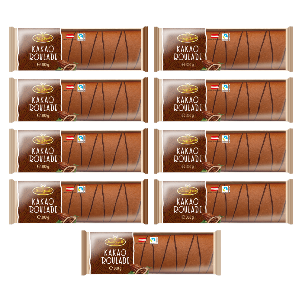 Meister Moulin Kakaoroulade 300 g – 9er-Pack – Packbild