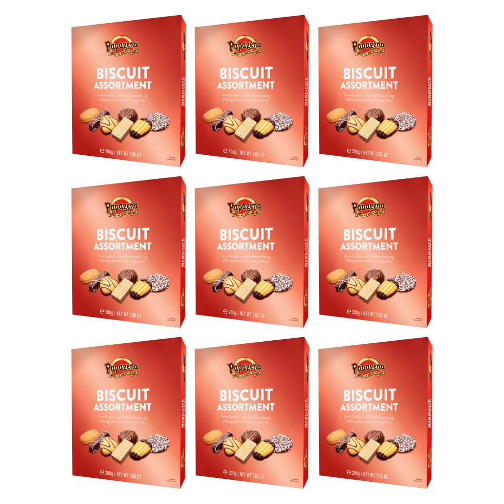 Papagena Gebäckmischung 200g – 9er-Pack – Packbild