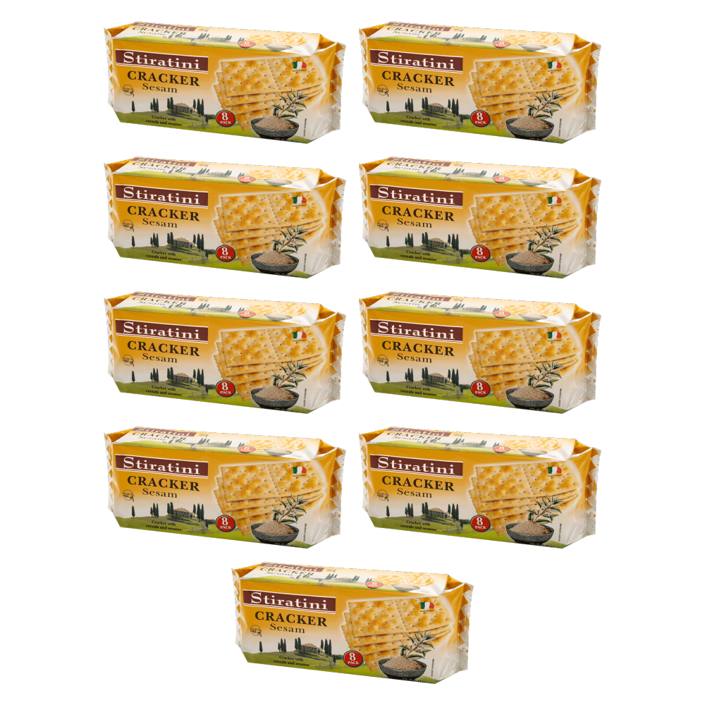 Stiratini Cracker mit Sesam 250g – 9er-Pack – Packbild