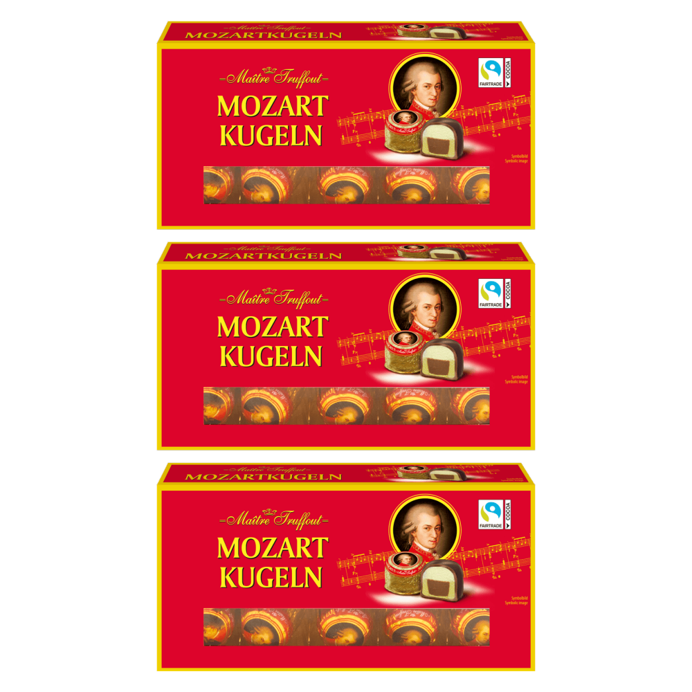 Maitre Truffout Mozartkugeln 200g – 3er-Pack – Packbild