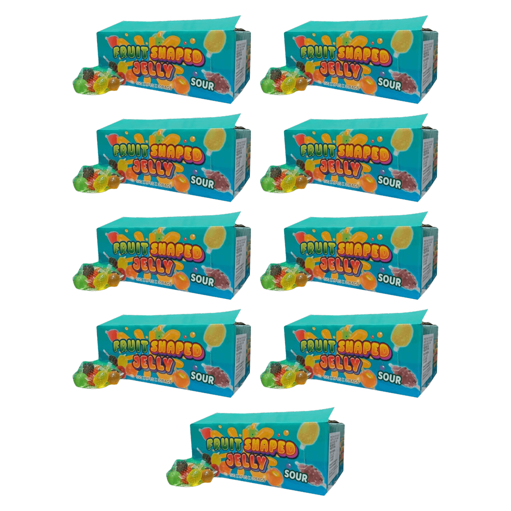 Sweet Flash Fruchtgummi Fruit Shaped Jelly Sour 315g – 9er-Pack – Packbild