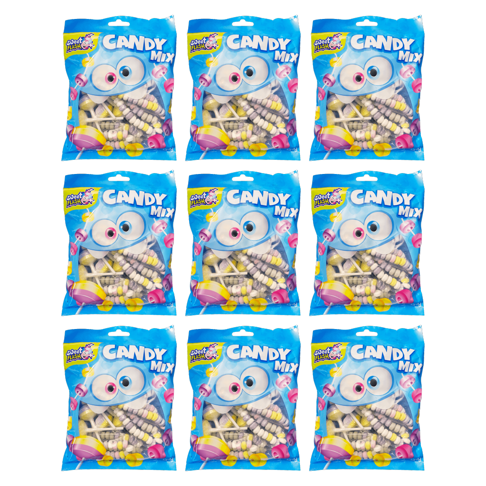 Woogie Candy Mix Dextrosemischung 134g – 9er-Pack – Packbild