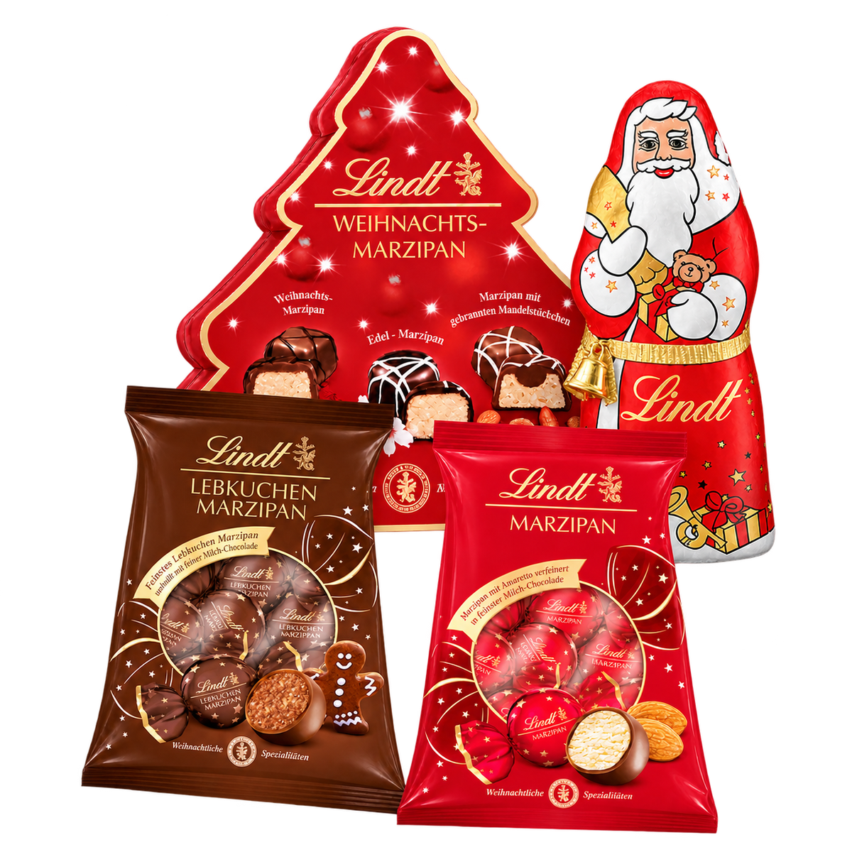 Weihnachtsbox Marzipan-Wunderland - 500 g - SB145 – Produktgruppe mit korrigierten Verpackungen