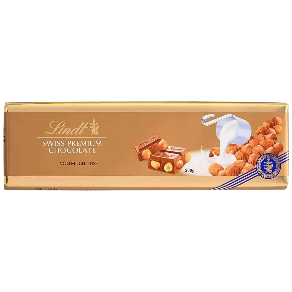 Lindt Schokolade Weiße Mandel Tafel 300g Weiße Schokolade mit gerösteten Mandeln