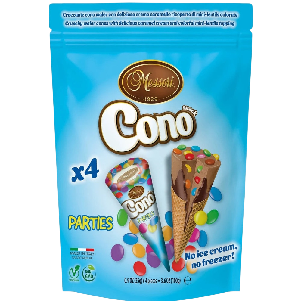 Cono Mini Waffelhoernchen Mix 4x25g = 100g Cremefüllung