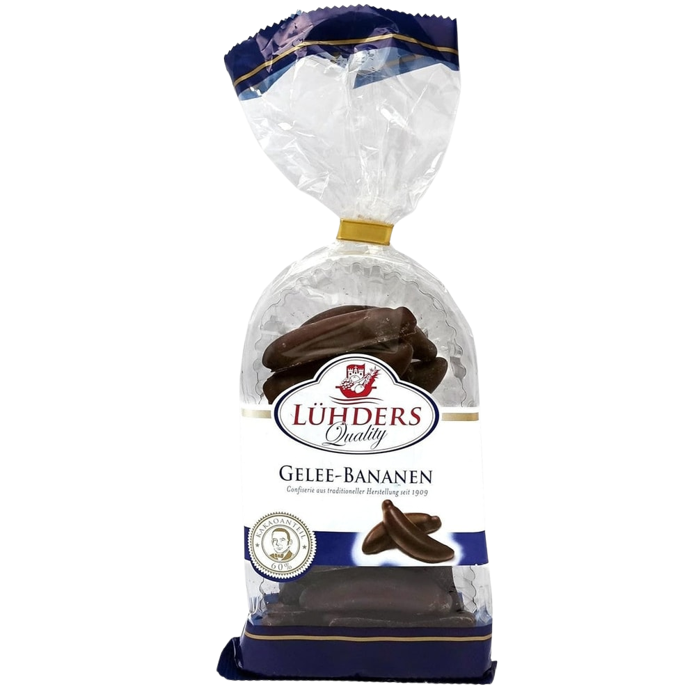 Lühders Gelee Bananen Schokolade 175g
